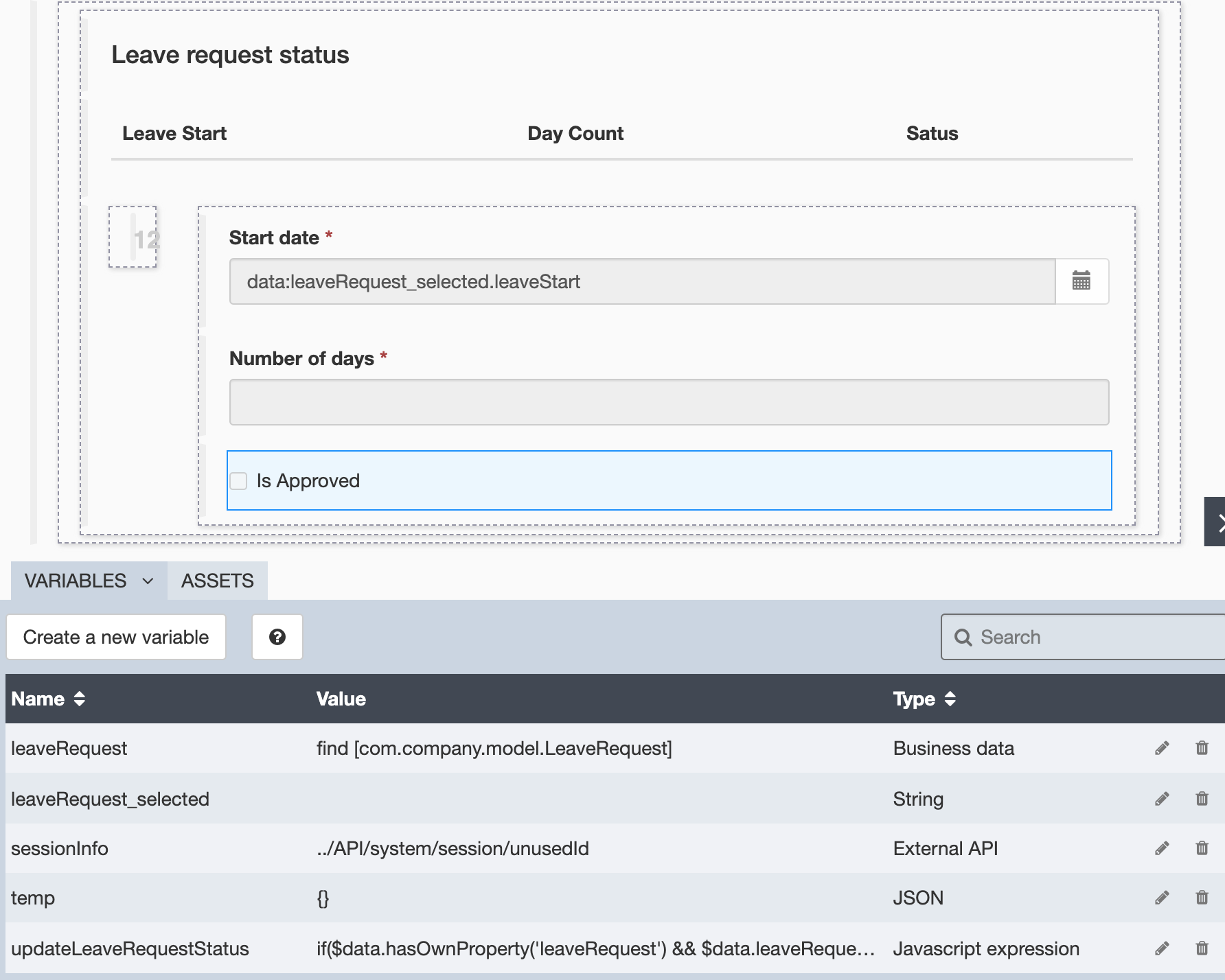 container in UI Designer