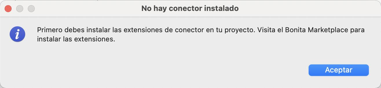 aviso de conector