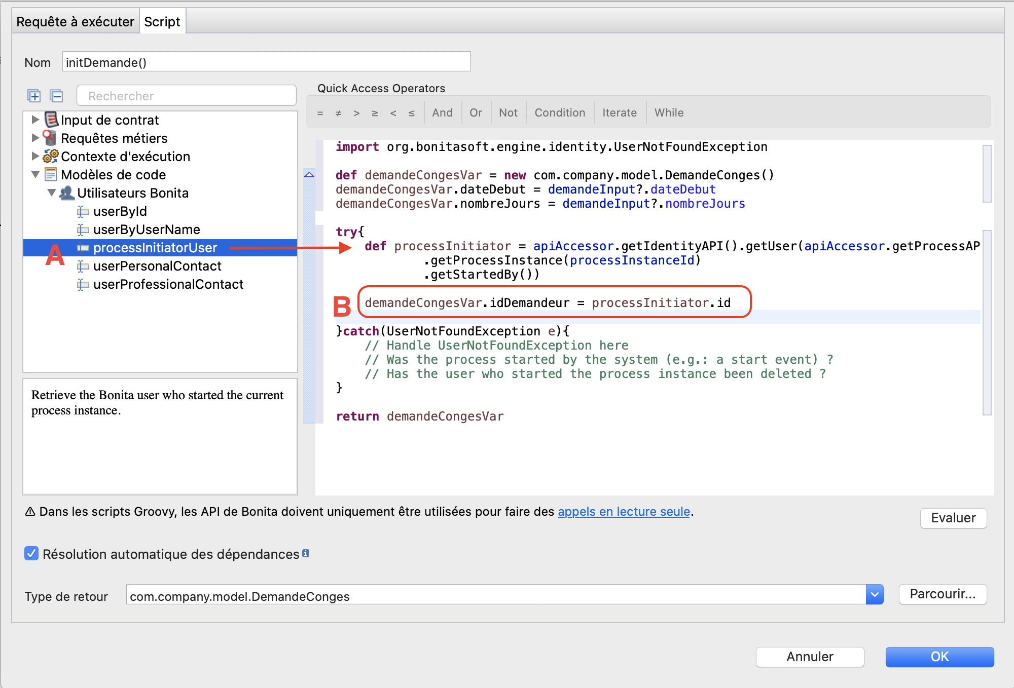 editeur expression script