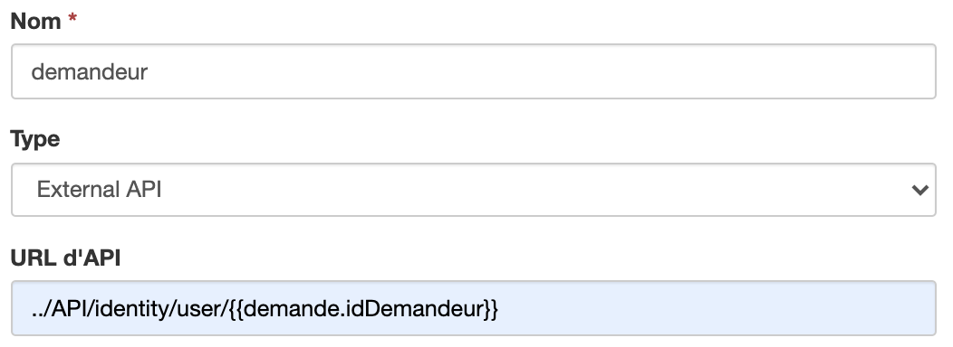 propriétés variable demandeur